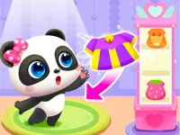 image Baby Panda Girl Caring