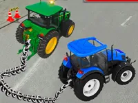 image Chained Tractor Towing Simulator